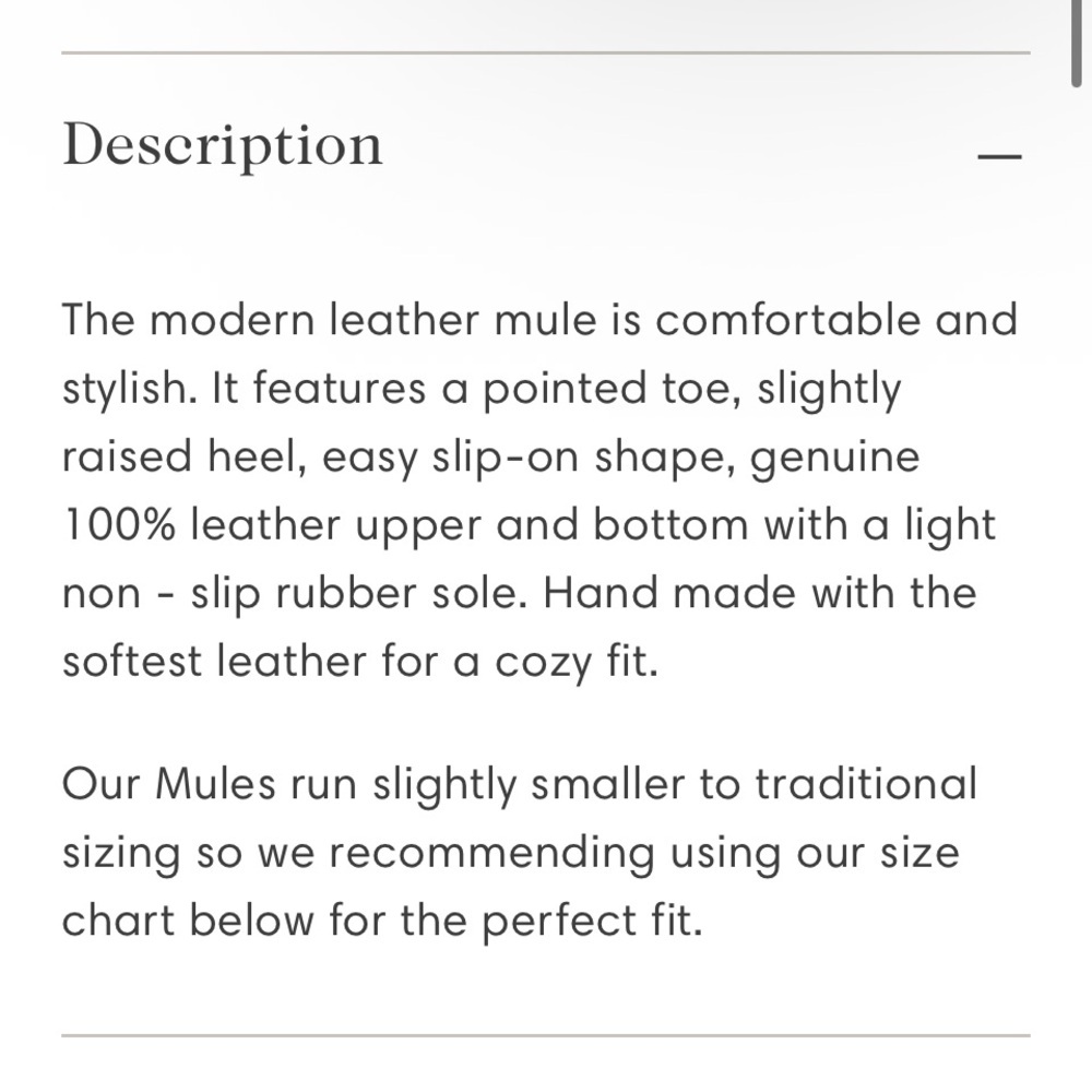 New Liberte Leather Black The Modern Mule. Multiple Sizes — image 4 of 8